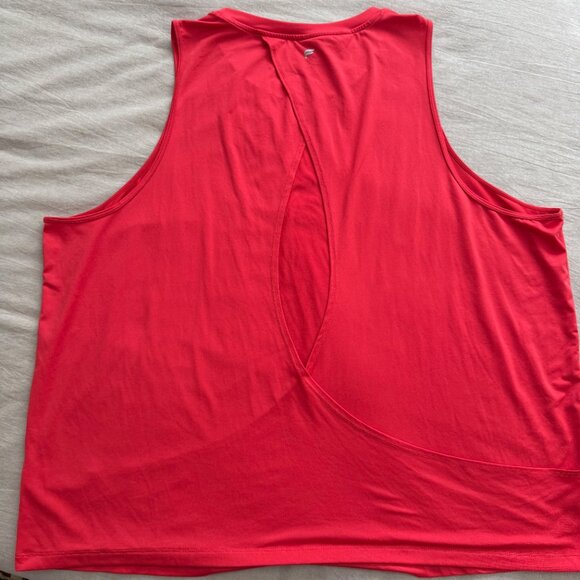 Fabletics Dry-Flex Red Open Back Tank Size 2X - Picture 6 of 8